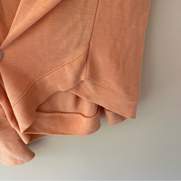 🔻LAST CHANCE🔻ATHLETA High Serenity Criss Cross Sweater in Peach ST Tall Sizing - Picture 6 of 7